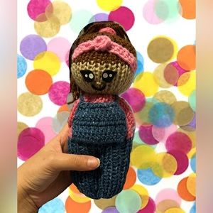 Miss rachel knitted doll